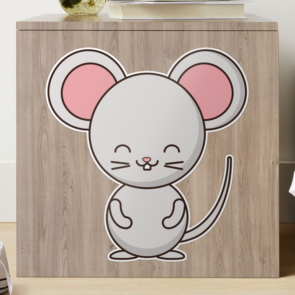 7Pcs Cute Cartoon Mouse Applique Embroidered Patches, Anime Mouse