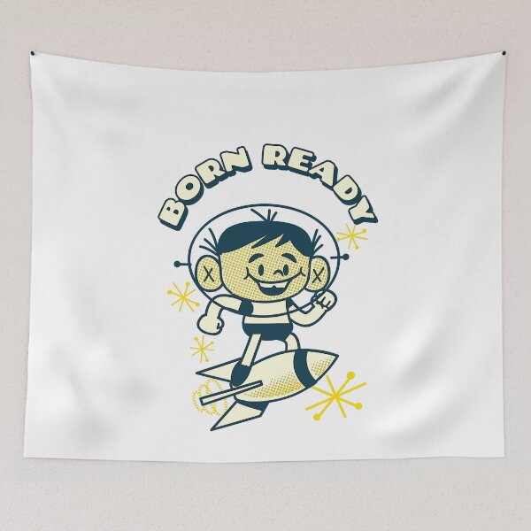 Item preview, Born Ready (Rocket Boy) designed and sold by HamiltonmagicTs.