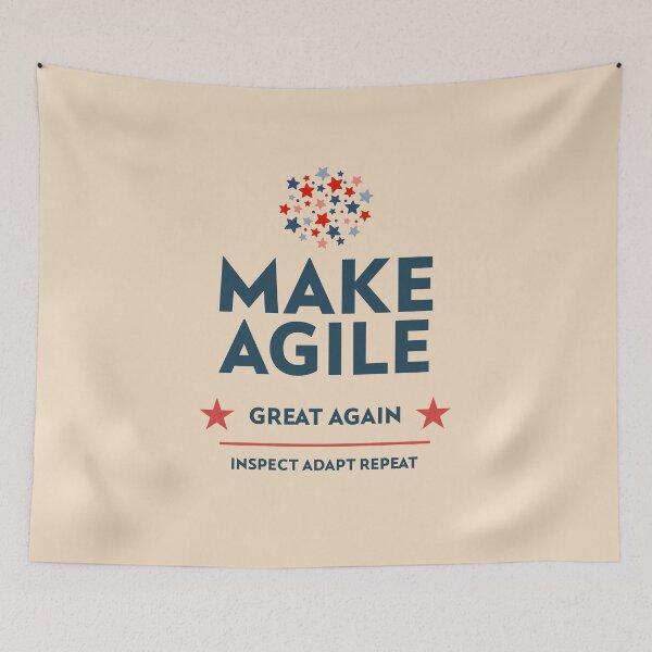 Item preview, "Make agile great again" designed and sold by Salma Satya & Co.
