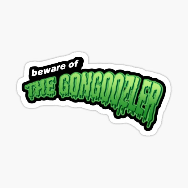 Beware Of The Gongoozler (black) Sticker