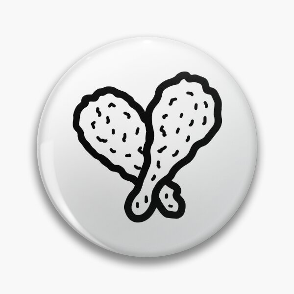 Item preview, Fried Chicken Drumsticks Heart designed and sold by moongmakes.