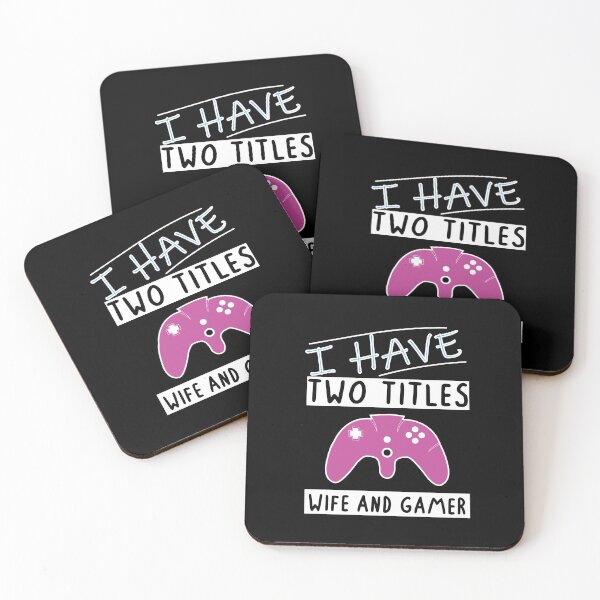 Item preview, I Have Two Titles Wife And Gamer Funny gaming Gift For gamer Lovers  designed and sold by pedrored369.