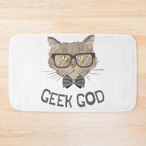 Item preview, Geek God - Funny Cat designed and sold by iamwowie.