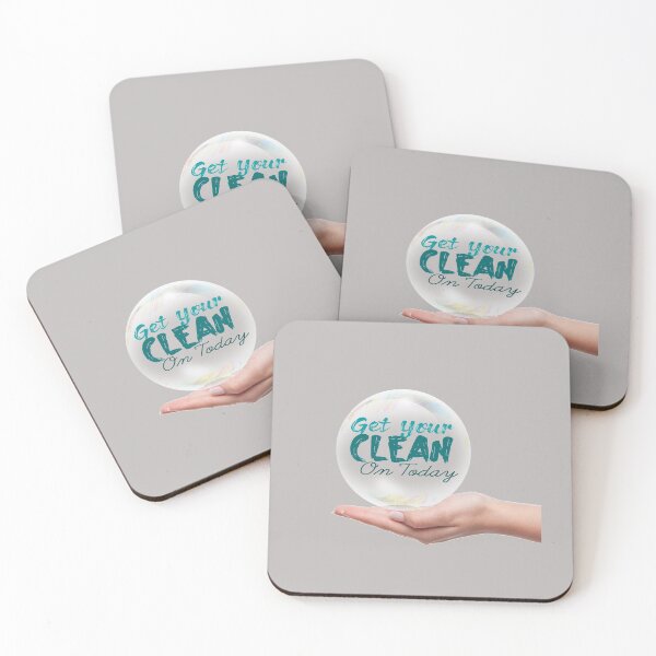 Get Your Clean On Today 2021 Coasters (Set of 4)