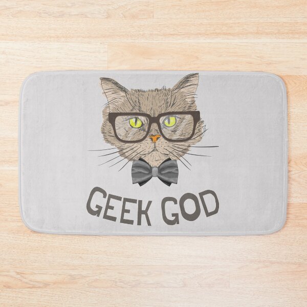 Item preview, Geek God - Funny Cat (Grey) designed and sold by iamwowie.