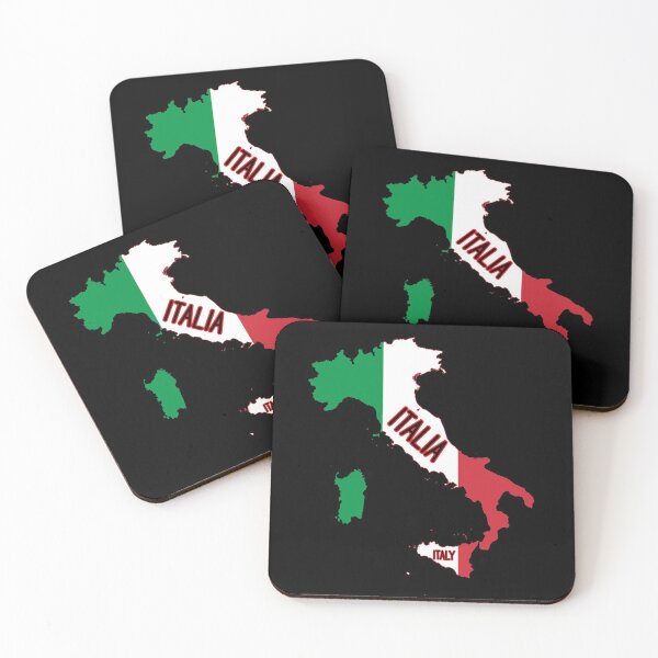 Item preview, Italy flag and map designed and sold by Travellerz.