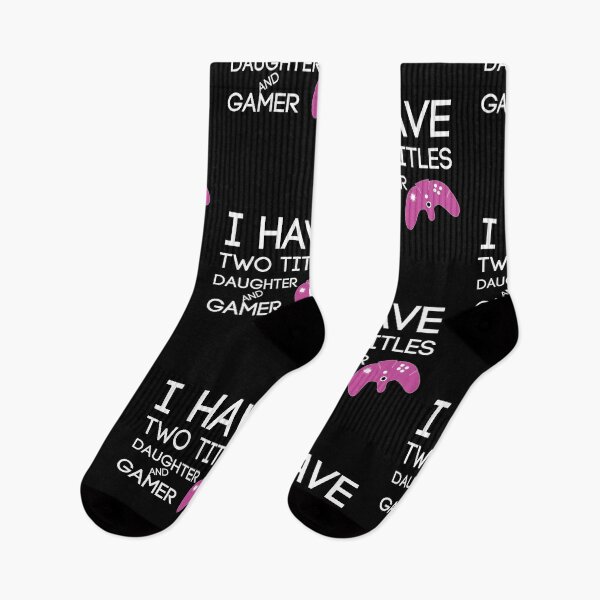 Item preview, I Have Two Titles Daughter And Gamer Funny gaming Gift For gamer Lovers  designed and sold by pedrored369.