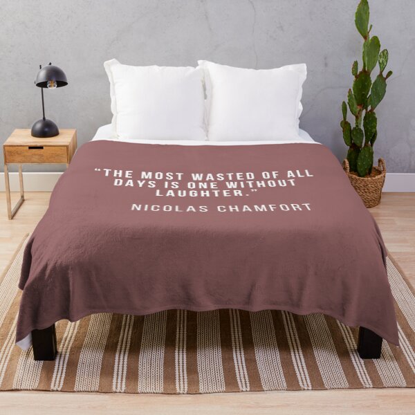 Item preview, " The most wasted of all days is one without laughter ", a beautiful quote about life. designed and sold by Theleochick.