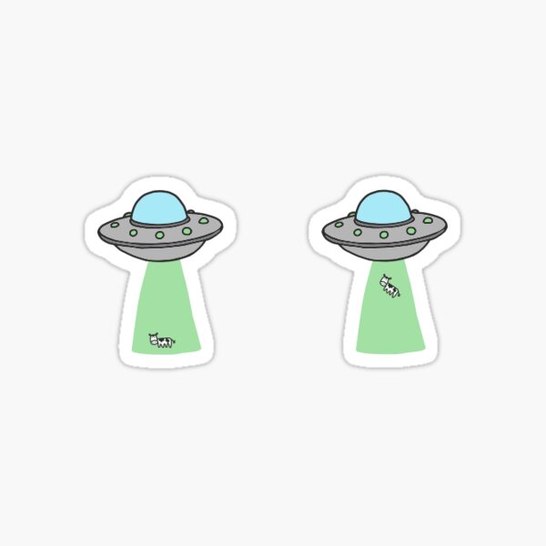 Item preview, Mini UFO Cow Abduction (2 pack) designed and sold by angelinalee13.