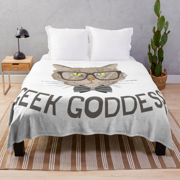 Item preview, Geek Goddess - Funny Cat designed and sold by iamwowie.