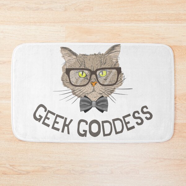 Item preview, Geek Goddess - Funny Cat designed and sold by iamwowie.