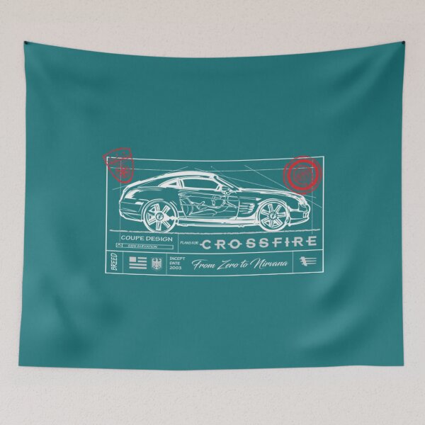 Item preview, Crossfire Xfire Coupe Blueprint graphic designed and sold by AwakeLA.