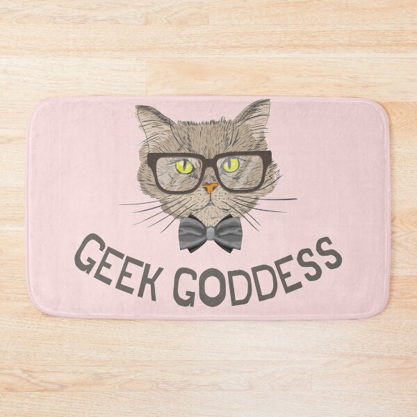 Item preview, Geek Goddess - Funny Cat (Pink) designed and sold by iamwowie.
