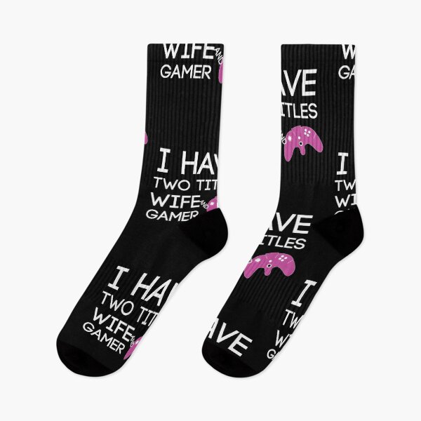 Item preview, I Have Two Titles Wife And Gamer Funny gaming Gift For gamer Lovers  designed and sold by pedrored369.