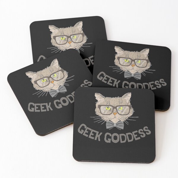 Item preview, Geek Goddess - Funny Cat (Black) designed and sold by iamwowie.