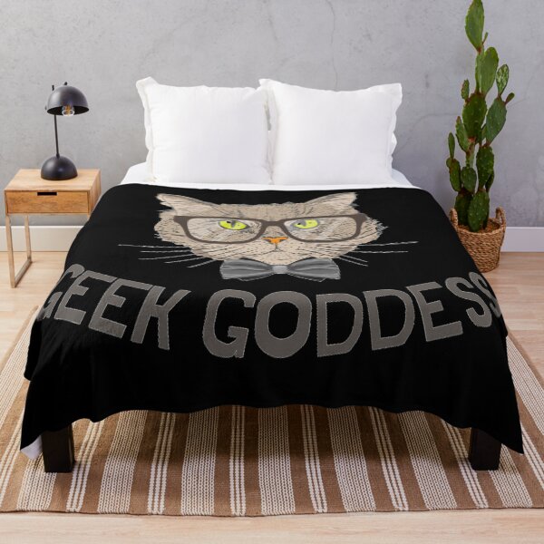 Item preview, Geek Goddess - Funny Cat (Black) designed and sold by iamwowie.