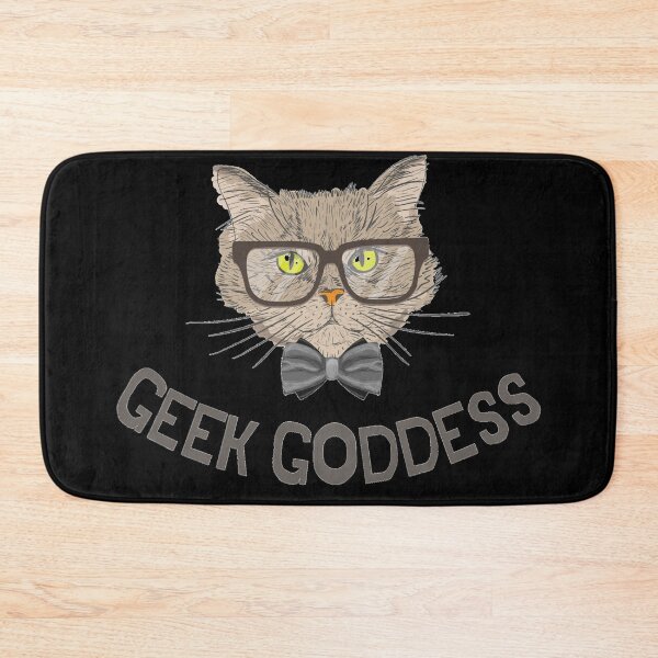 Item preview, Geek Goddess - Funny Cat (Black) designed and sold by iamwowie.