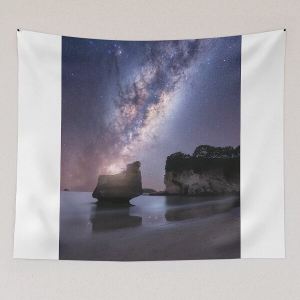 Item preview, Cathedral Cove Smiling Sphinx Rock Milly Way New Zealand designed and sold by TUXXY.