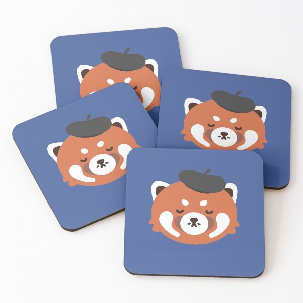 Item preview, Artistic Red Panda in a Beret designed and sold by Amy Humphries.