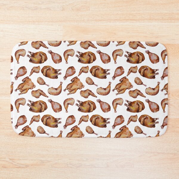 Item preview, chicken food, hand drawn watercolor isolated seamless pattern on white background. Concept for cards, menu, wallpaper, wrapping paper designed and sold by artsofy.