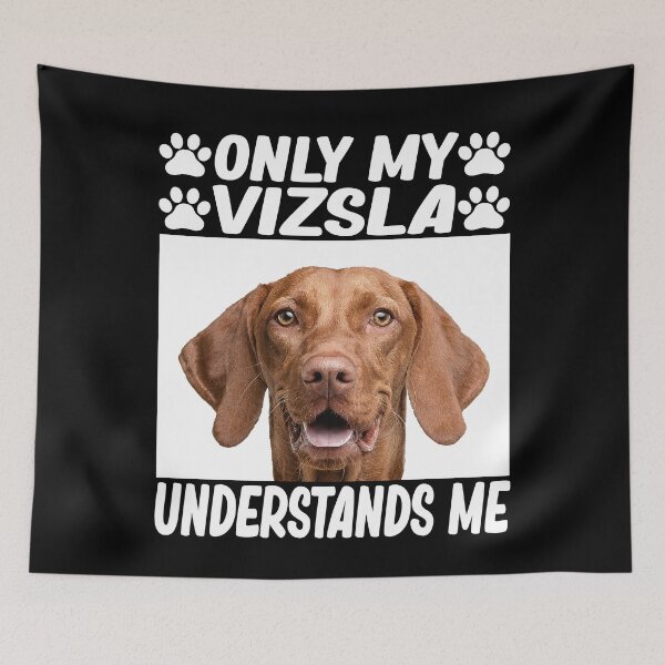 Aperçu de l'œuvre seul mon vizsla me comprend amoureux des chiens vizsla créée et vendue par alaechamlal.