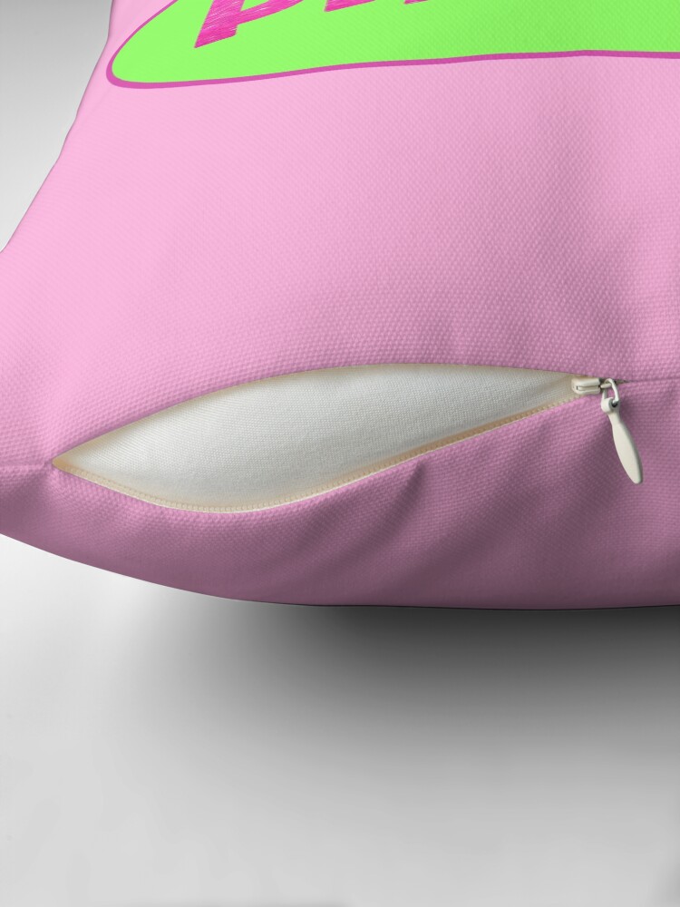 y2k princess text Pillow