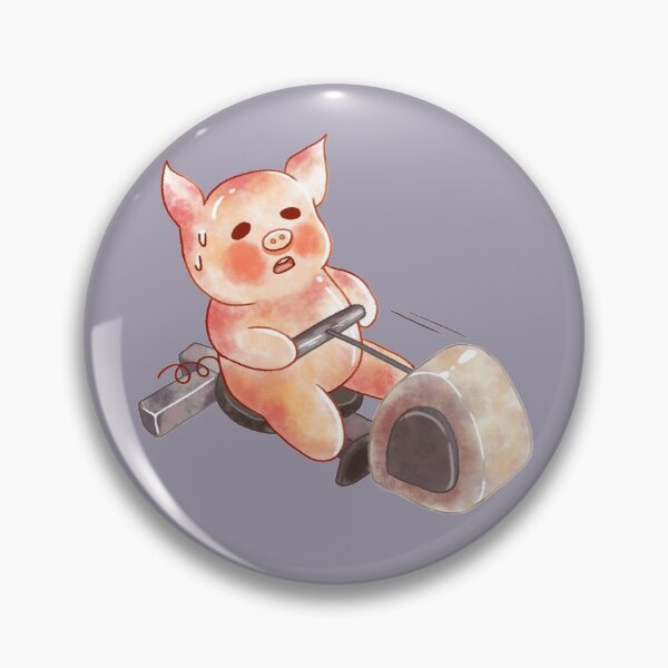 Item preview, Sweaty Pig on Rowing Machine designed and sold by Jieul.