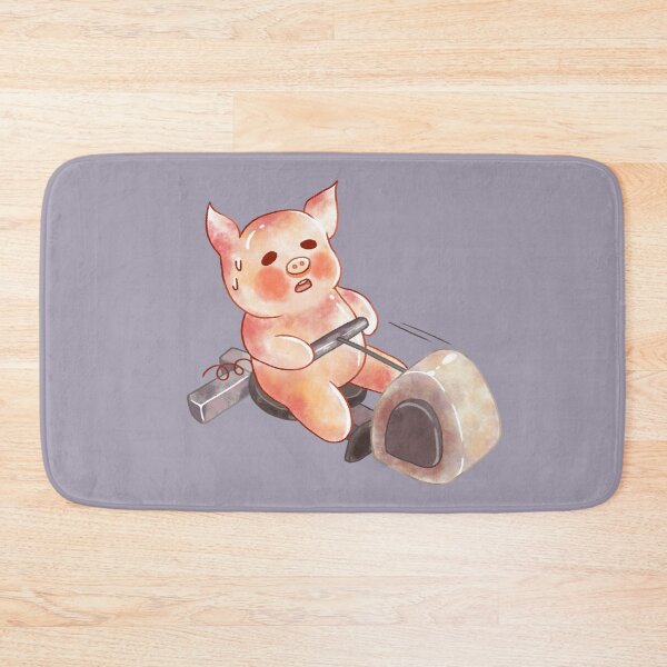 Item preview, Sweaty Pig on Rowing Machine designed and sold by Jieul.