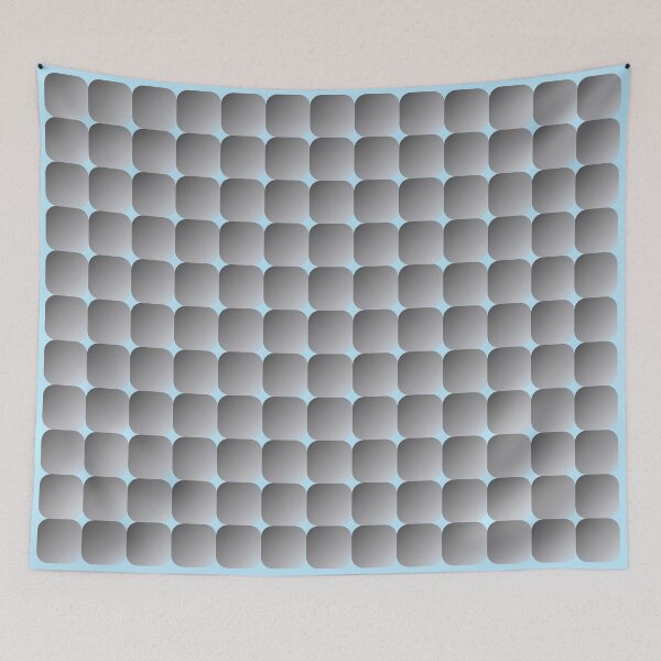 Item preview, Retro Square Scales - Powder Blue and Grey designed and sold by Quooki.