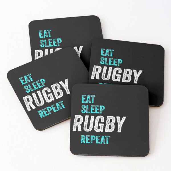 Item preview, eat, sleep, rugby, repeat designed and sold by maakamiri.