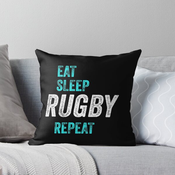 Item preview, eat, sleep, rugby, repeat designed and sold by maakamiri.