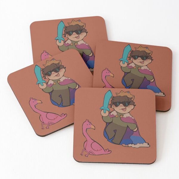 Item preview,  Eret The bi king and their flamingo :] designed and sold by Twiggypng.