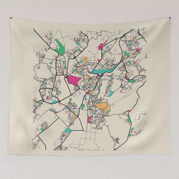 Item preview, Yerevan, Armenia Street Map designed and sold by A Deniz Akerman.
