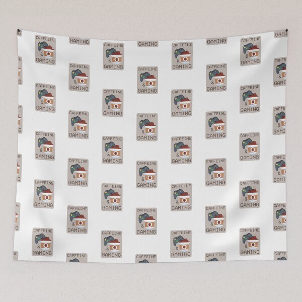 Item preview, Caffeine & Gaming designed and sold by CyberCubed.