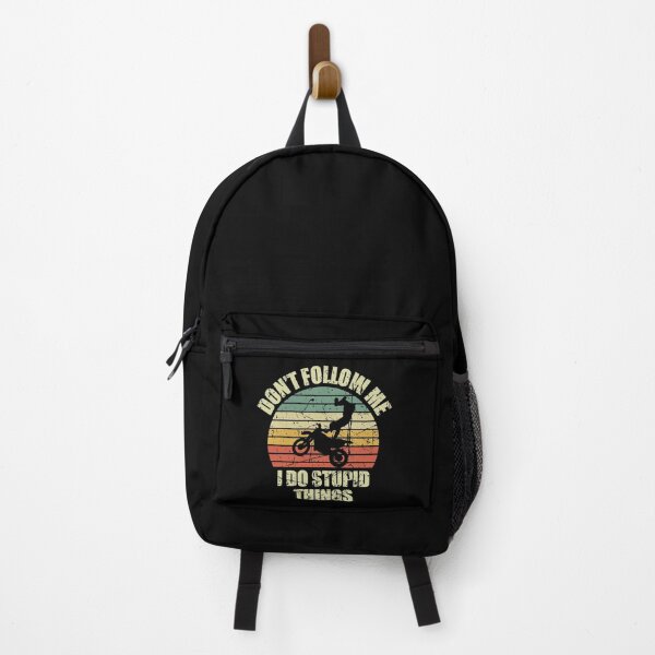 Item preview, motor cross Stunts adventurers Don't follow me i do stupid things designed and sold by 123428094.