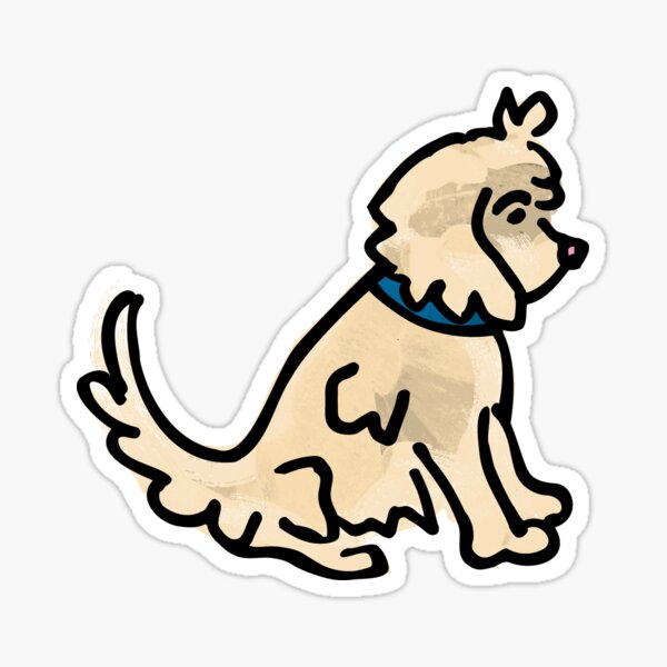 "Cavapoo, cavoodle dog " Sticker by PopseyUK | Redbubble