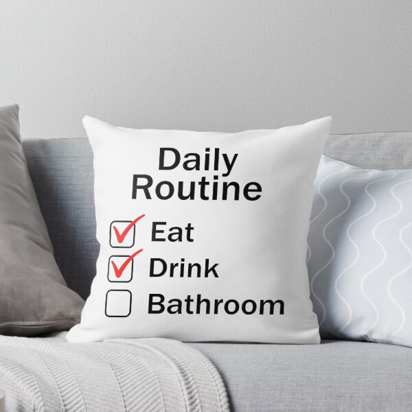 Item preview, Daily Routine: Eat, Drink And Bathroom  designed and sold by FanaticB.