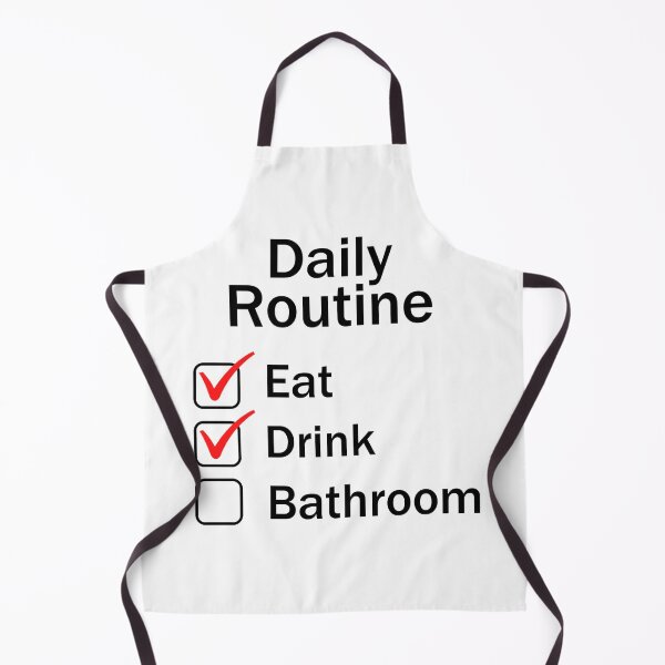 Item preview, Daily Routine: Eat, Drink And Bathroom designed and sold by FanaticB.