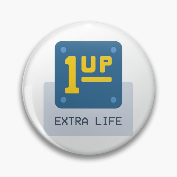 Item preview, Extra Life designed and sold by CyberCubed.