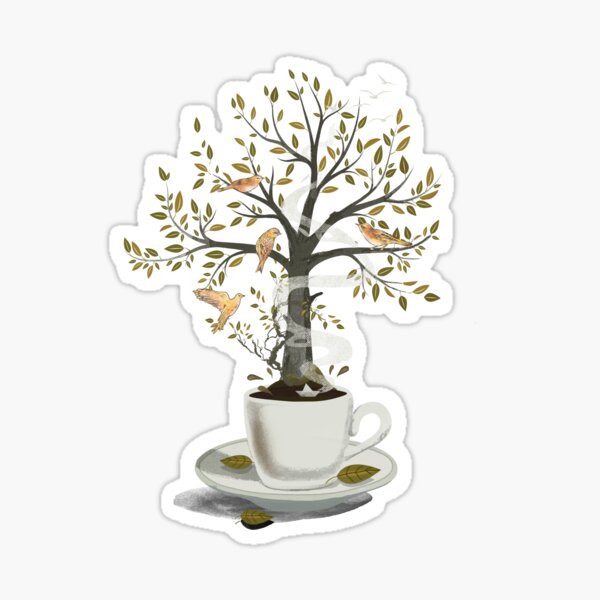 A Cup of Dreams Sticker