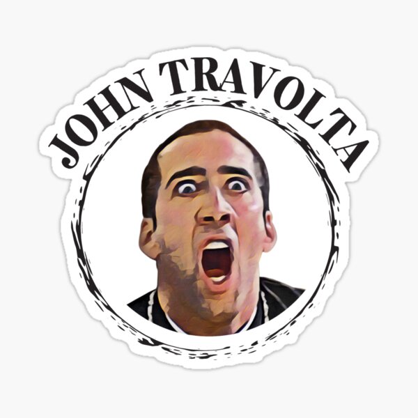 Item preview, Nicolas Cage Face Off - Design 2 Black designed and sold by Millenial Designs.