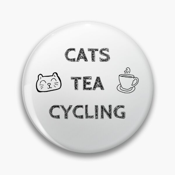 Item preview, Cats. Tea. Cycling designed and sold by TheGreenGoat.