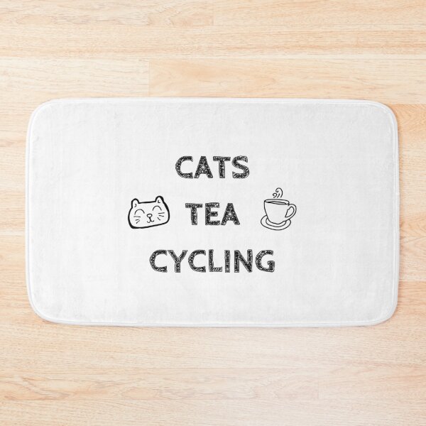 Item preview, Cats. Tea. Cycling designed and sold by TheGreenGoat.