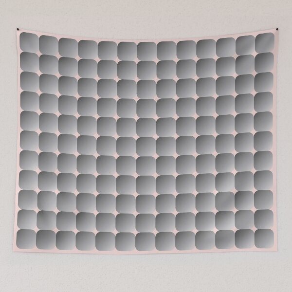Item preview, Retro Square Scales - Powder Pink and Grey designed and sold by Quooki.