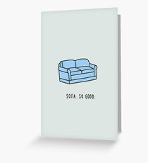 Sofa Greeting Card