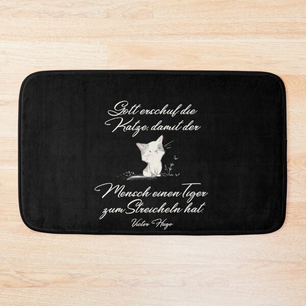 Item preview, Cat Quote Victor Hugo designed and sold by catsandmore.