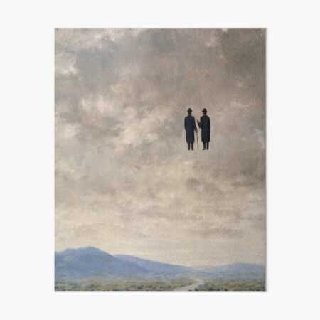 L'art de la conversation, par René Magritte Impression rigide