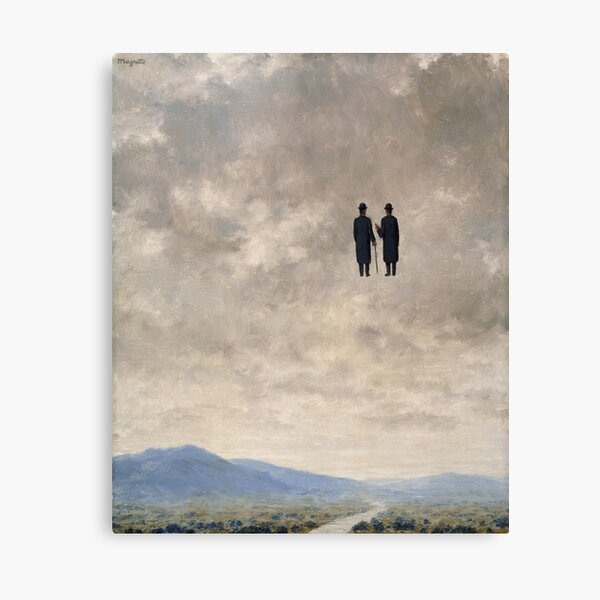 El arte de la conversación, de René Magritte Lienzo
