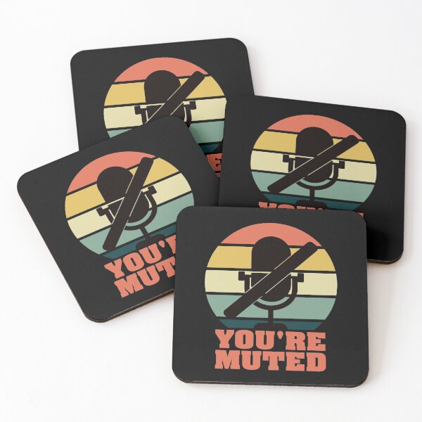 Item preview, You're Muted Essential Classic Work Sticker And Shirt Design designed and sold by Glike.