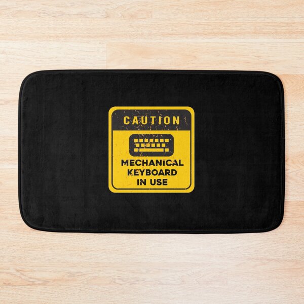 Item preview, Caution Mechanical Keyboard in Use designed and sold by ArqDezines.